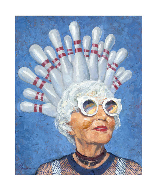 "Cool Granny" |  Chicago Looks Good On You™ |  Signed Fine Art Print